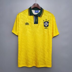 Brazil 1991/93 Home Retro Jersey S-2XL