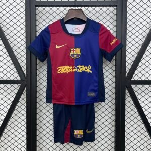 Barcelona 25/26 Home Collaboration Jersey (Kids Set) 16-28