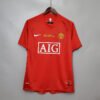 fa6a7494 Manchester United 2007/08 Champions League version Home Retro Jersey S-2XL