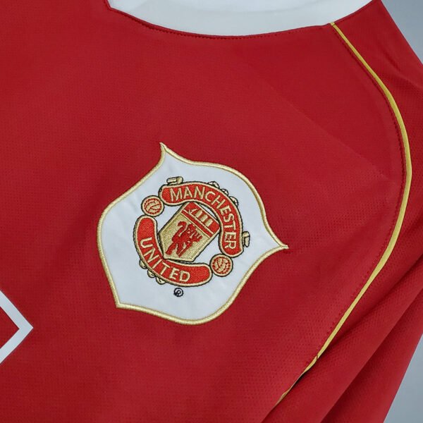 Manchester United 2006/07 Home Retro Long Sleeve Jersey S-2XL