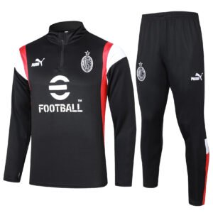 AC Milan 23/24 Black Training Half-Zip Set - S-2XL