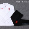 AC Milan 23/24 White Training Full-Zip Set - S-2XL