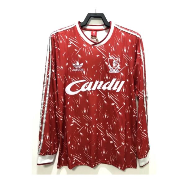 257cc7e32e59ad0a22da3248c1e926c Liverpool 1989/91 Home Retro Long Sleeve Jersey S-2XL
