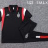 AC Milan 23/24 Black Training Polo Set - S-2XL