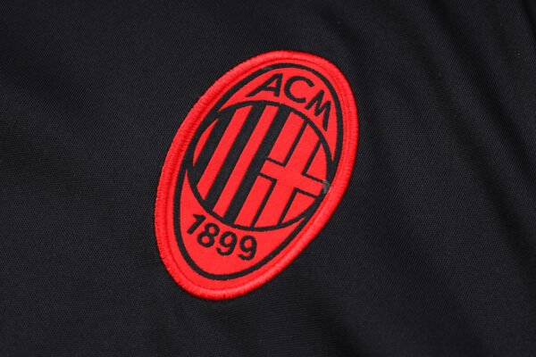 AC Milan 24/25 Black Training Polo Set - S-2XL