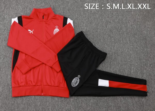 AC Milan 23/24 Red Training Full-Zip Set - S-2XL