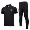 AC Milan 24/25 Black Training Polo Set - S-2XL
