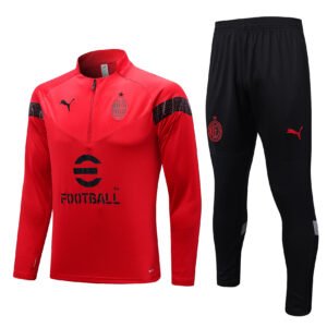 AC Milan 22/23 Red Training Half-Zip Set - S-2XL