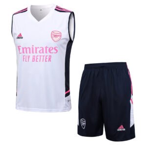 Arsenal 23/24 White Training Vest Set - S-2XL