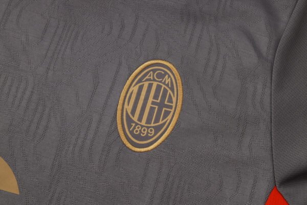 AC Milan 24/25 Gray Training Short-Sleeve Set - S-2XL