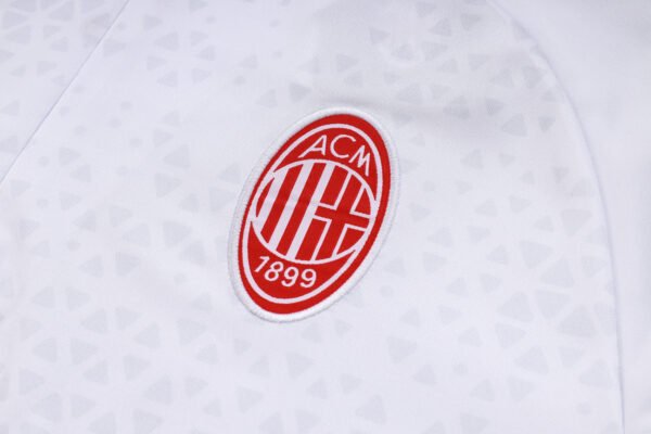 AC Milan 23/24 White Spray Training Half-Zip Set - S-2XL