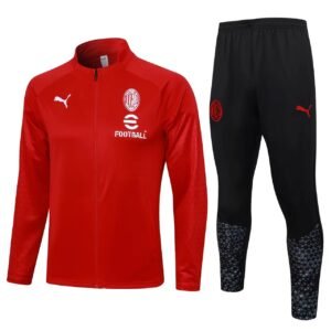 AC Milan 23/24 Red Training Full-Zip Set - S-2XL