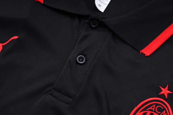 AC Milan 23/24 Black Training Polo Set - S-2XL