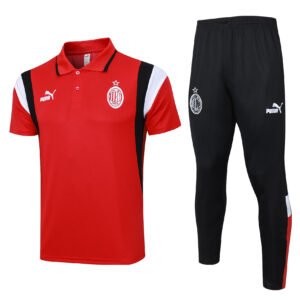 AC Milan 23/24 Red Training Polo Set - S-2XL