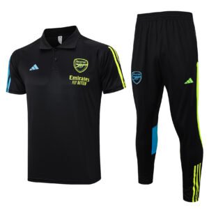 Arsenal 23/24 Black Training Polo Set - S-2XL