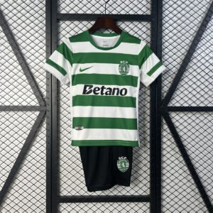 Sporting Lisbon 25/26 Home Kids Kit 16-28