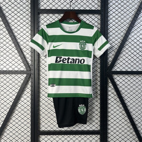 Sporting Lisbon 25/26 Home Kids Kit 16-28