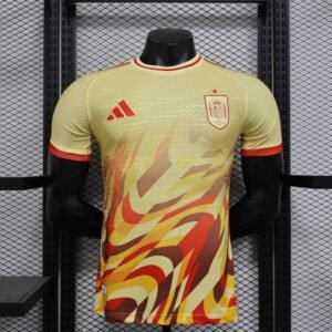 Spain 2024 Yellow Special Edition Player Jersey S-2XL
