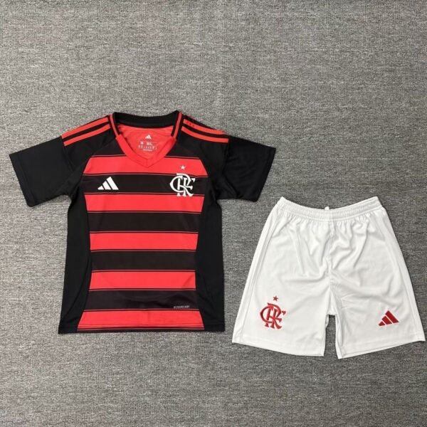 Flamengo 2025/26 Home Kids Kit 16-28