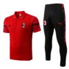AC Milan 22/23 Red Training Polo Set - S-2XL