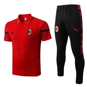 AC Milan 22/23 Red Training Polo Set - S-2XL