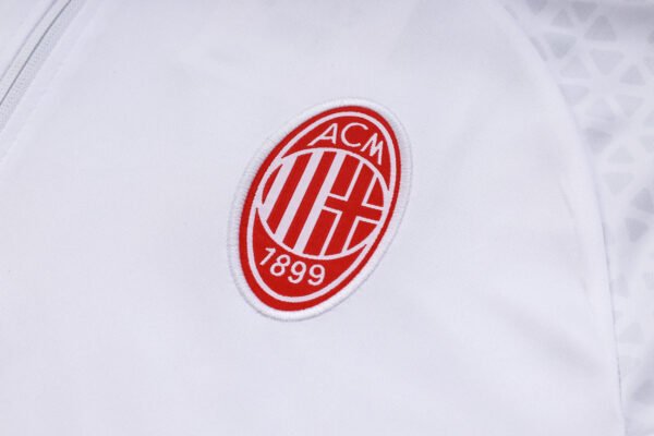 AC Milan 23/24 White Training Half-Zip Set - S-2XL