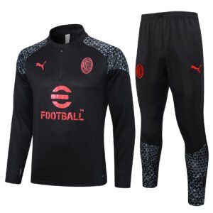 AC Milan 23/24 Black Training Half-Zip Set - S-2XL