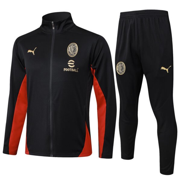 AC Milan 24/25 Black Training Full-Zip Set - S-2XL