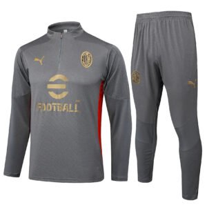 AC Milan 24/25 Gray Training Half-Zip Set - S-2XL