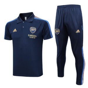 Arsenal 23/24 Royal Blue Training Polo Set - S-2XL