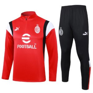 AC Milan 23/24 Red Training Half-Zip Set - S-2XL