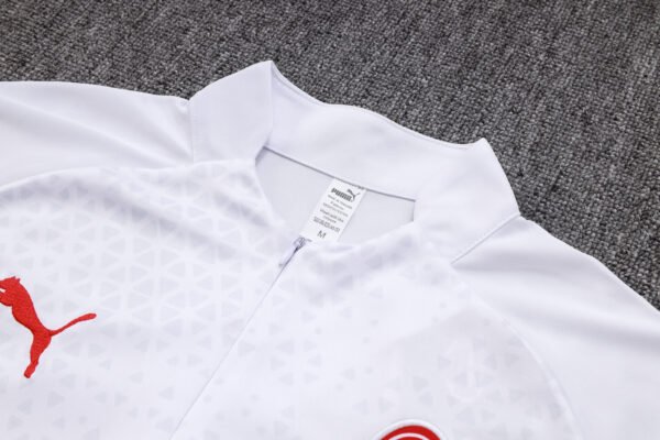 AC Milan 23/24 White Spray Training Half-Zip Set - S-2XL