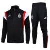 AC Milan 23/24 Black Training Full-Zip Set - S-2XL