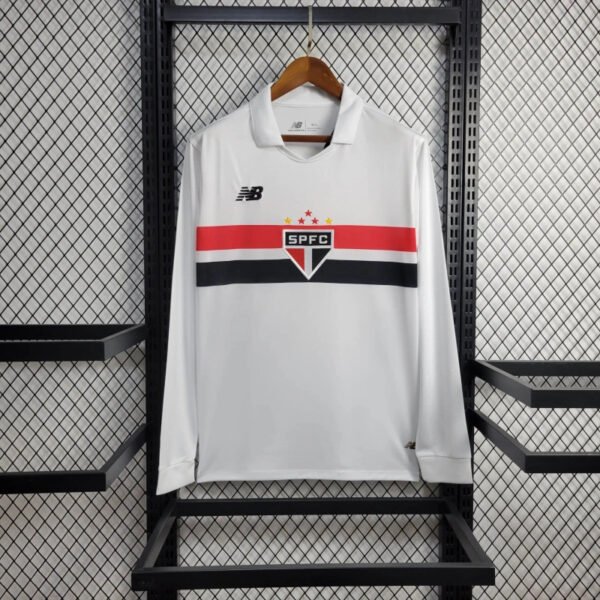 fe337ff5 Sao Paulo 24/25 Home Long Sleeve Jersey S-2XL